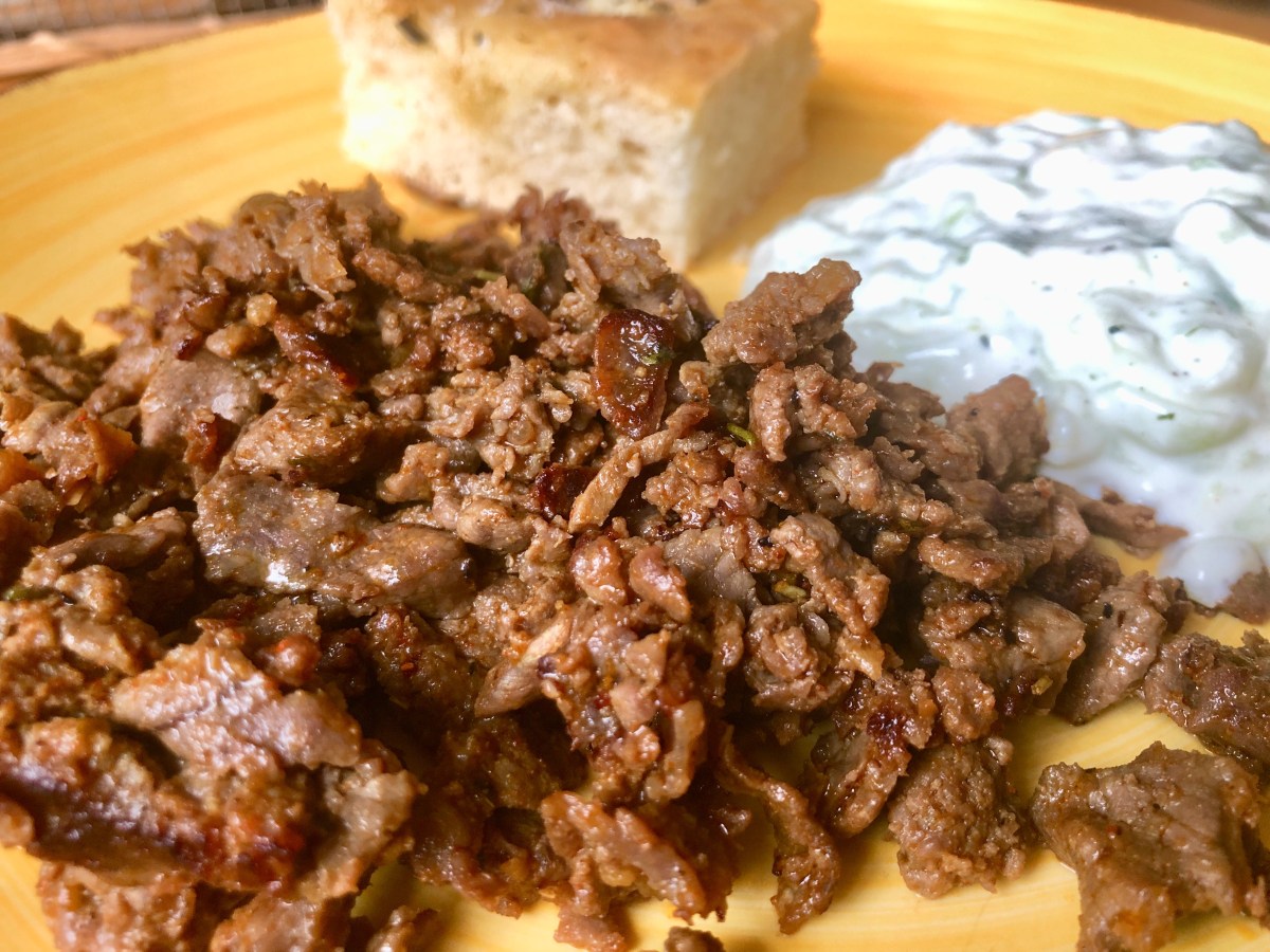 Gyros vom Reh mit&nbsp;Tzatziki