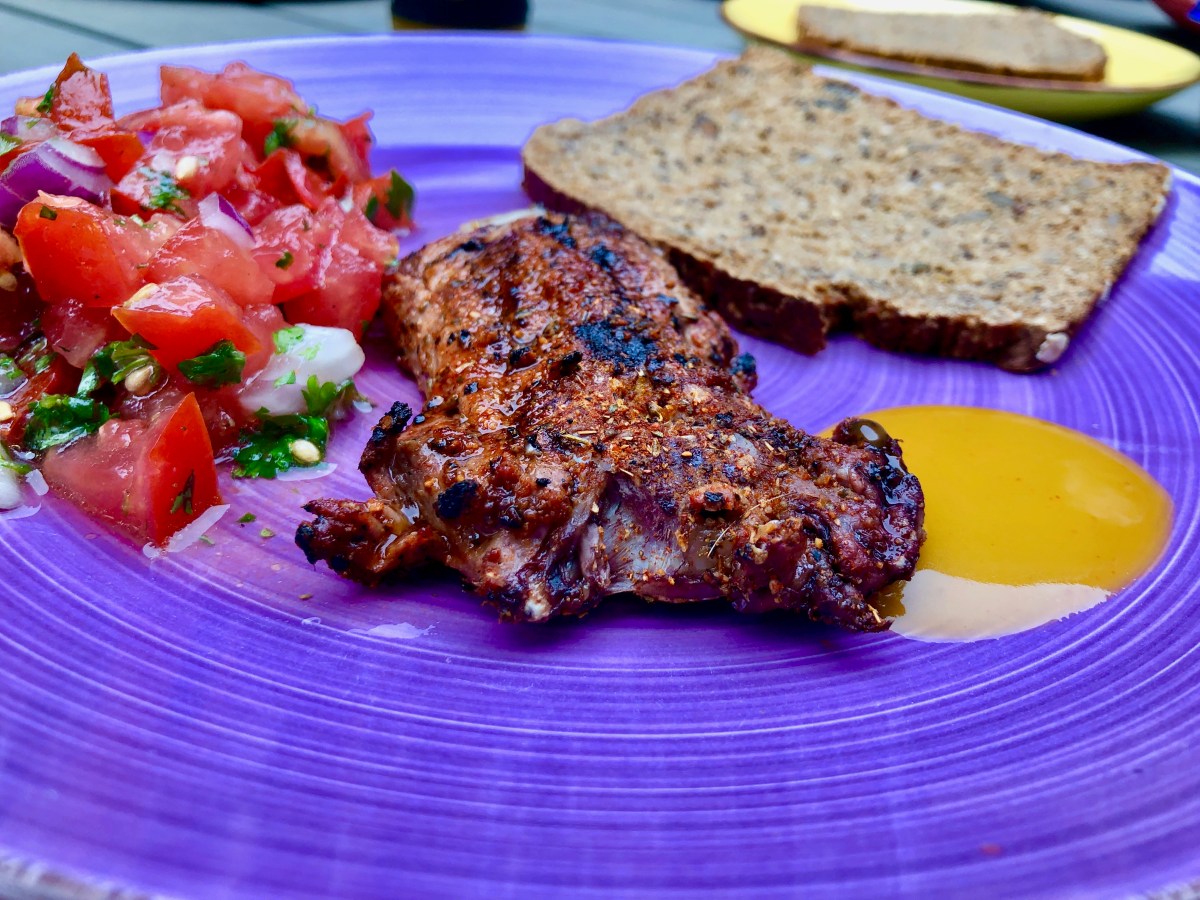 Nackensteaks vom Frischling