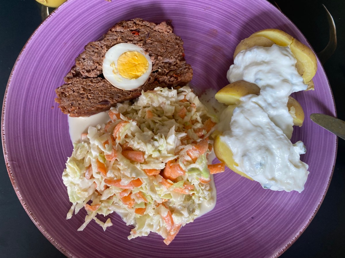 „Falscher Hase“ mit&nbsp;Coleslaw